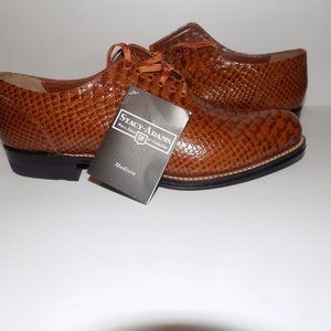 Stacey Adams 'TAN' Madison Snake Print Shoes
